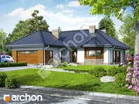 projekt domu - Dom w gardeniach [ 110,8 m2 ] 