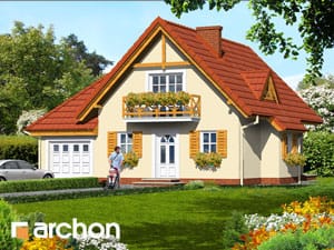 Archon+ Projekty domów - Dom pod kasztanem - widok 1