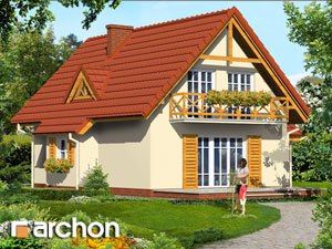 Archon+ Projekty domów - Dom pod kasztanem - widok 2