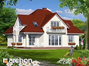Archon+ Projekty domów - Dom pod orzechem - widok 1