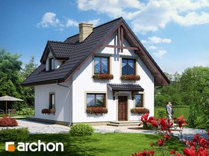 Archon+ Projekty domów - Dom na wzgórzu - widok 1