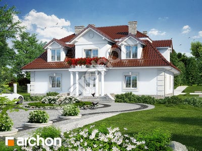 Archon+ Projekty domów - Dom w forsycjach - widok 1