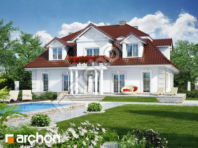 Archon+ Projekty domów - Dom w forsycjach - widok 2