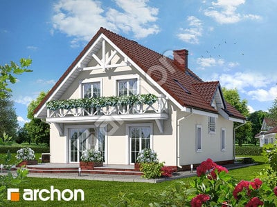 Archon+ Projekty domów - Dom pod kaliną - widok 2