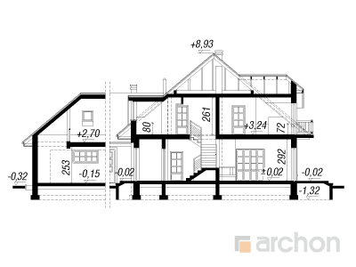 Archon+ Projekty domów - Dom pod czeremchą  - 256