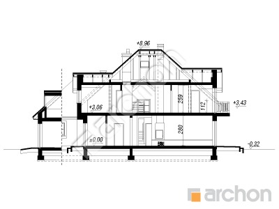 Archon+ Projekty domów - Dom w orchideach  - 256