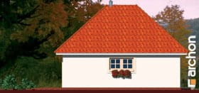 Archon+ Projekty domów - Garaż 2-stanowiskowy G1 - elewacja boczna