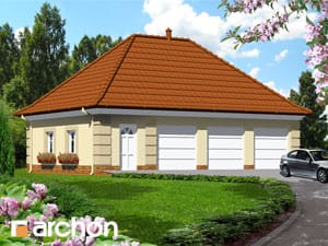 Archon+ Projekty domów - Garaż 3-stanowiskowy G3 - widok 1