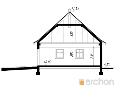 Archon+ Projekty domów - Garaż 3-stanowiskowy G3  - 256