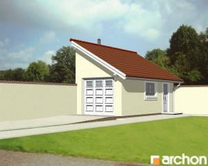 Archon+ Projekty domów - Garaż 1-stanowiskowy G11 - widok 1