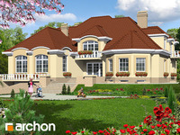 projekt domu - Rezydencja w Radomiu [ 430,0 m2 ] 
