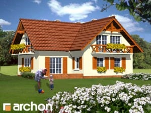 Archon+ Projekty domów - Dom na górce - widok 1