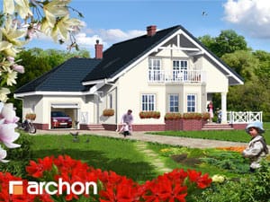 Archon+ Projekty domów - Dom pod modrzewiem - widok 1