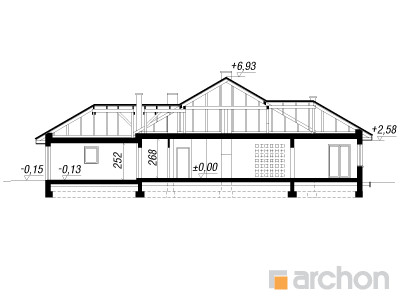 Archon+ Projekty domów - Dom w nasturcjach  - 256