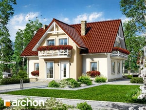 Archon+ Projekty domów - Dom w fiołkach - widok 1