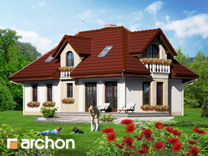 Archon+ Projekty domów - Dom w różach - widok 2