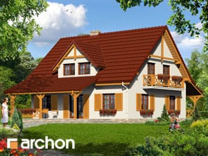 Archon+ Projekty domów - Dom w peoniach - widok 1