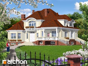 Archon+ Projekty domów - Rezydencja w Myślenicach - widok 1