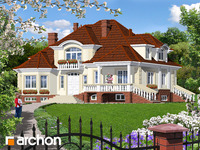 projekt domu - Rezydencja w Myślenicach [ 290,7 m2 ] 