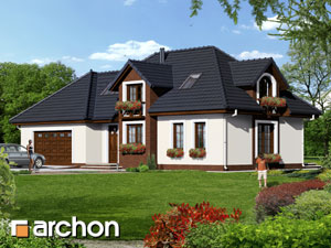 Archon+ Projekty domów - Dom w chabrach 2 - widok 2