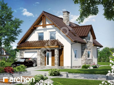 Archon+ Projekty domów - Dom w fuksjach - widok 1