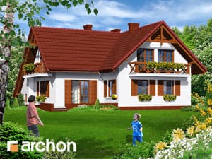 Archon+ Projekty domów - Dom na górce 2 - widok 1