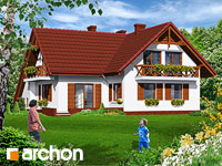 projekt domu - Dom na górce 2 [ 156,0 m2 ] 