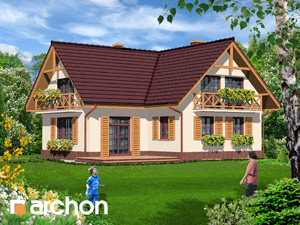 Archon+ Projekty domów - Dom na górce 3 - widok 2