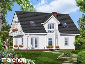 Archon+ Projekty domów - Dom w niezapominajkach 2 - widok 1