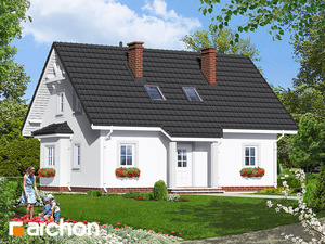 Archon+ Projekty domów - Dom w niezapominajkach 2 - widok 2