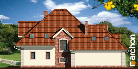 Archon+ Projekty domów - Dom w orchideach 2 - elewacja boczna