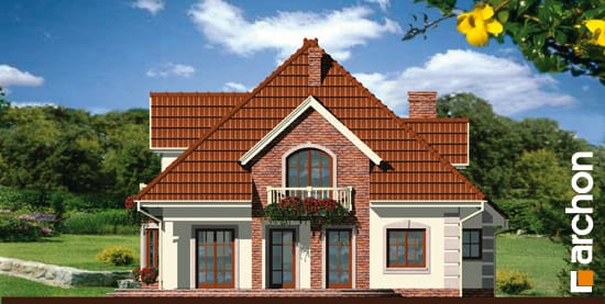 Archon+ Projekty domów - Dom w orchideach 2 - elewacja ogrodowa