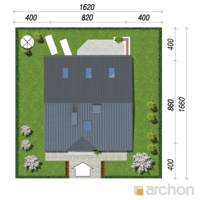 Archon+ Projekty domów - Dom - Miniaturka - sytuacja