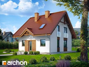 Archon+ Projekty domów - Dom w poziomkach - widok 1