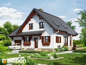 Archon+ Projekty domów - Dom w tamaryszkach - widok 1