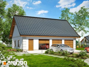 Archon+ Projekty domów - Garaż 3-stanowiskowy G8 - widok 1