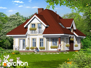 Archon+ Projekty domów - Dom w głogu - widok 2