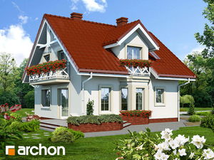 Archon+ Projekty domów - Dom w rododendronach - widok 2