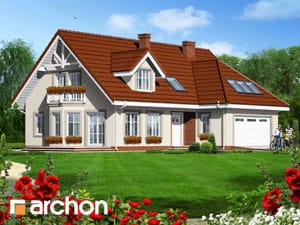Archon+ Projekty domów - Dom we floksach - widok 1