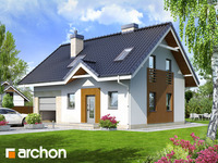projekt domu - Dom w borówkach 2 [ 81,5 m2 ] 