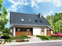 projekt domu - Dom w dziewannie 2 [ 132,2 m2 ] 