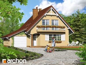 Archon+ Projekty domów - Dom w stokrotkach 2 - widok 1