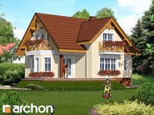 Archon+ Projekty domów - Dom w szafranie 2 - widok 1