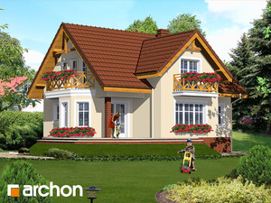 Archon+ Projekty domów - Dom w szafranie - widok 2