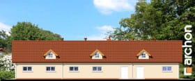 Archon+ Projekty domów - G7 - Budynek gospodarczy - elwacja frontowa