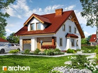projekt domu - Dom w dmuchawcach [ 127,0 m2 ] 