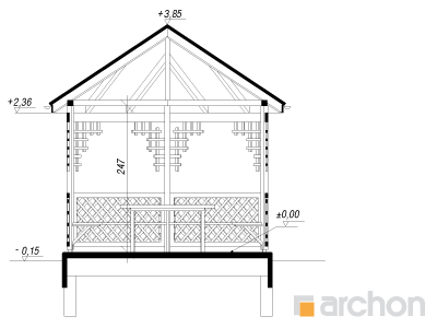 Archon+ Projekty domów - Altana A1  - 256