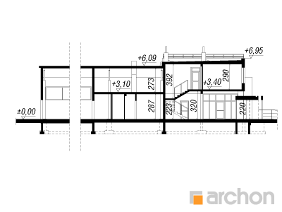 Archon+ Projekty domów - Budynek BM1 - Projekt Pokazowy  - 256