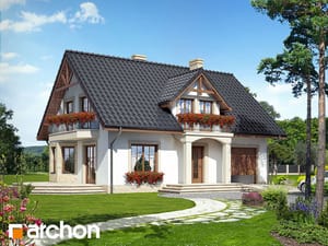 Archon+ Projekty domów - Dom w aksamitkach 2 - widok 1