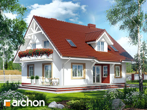 Archon+ Projekty domów - Dom pod pistacją - widok 2
